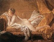 Francois Boucher Girl Reclining oil on canvas